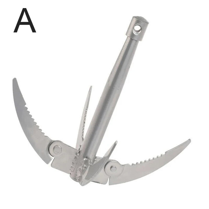 BowLift | AquaGripX Folding Anchor for Boats | Robust Grip Hook with Rope | Foldable & Rustproof | For Kayak, Canoe & Fishing Accessories