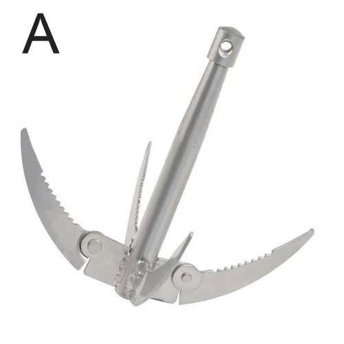 BowLift | AquaGripX Folding Anchor for Boats | Robust Grip Hook with Rope | Foldable & Rustproof | For Kayak, Canoe & Fishing Accessories