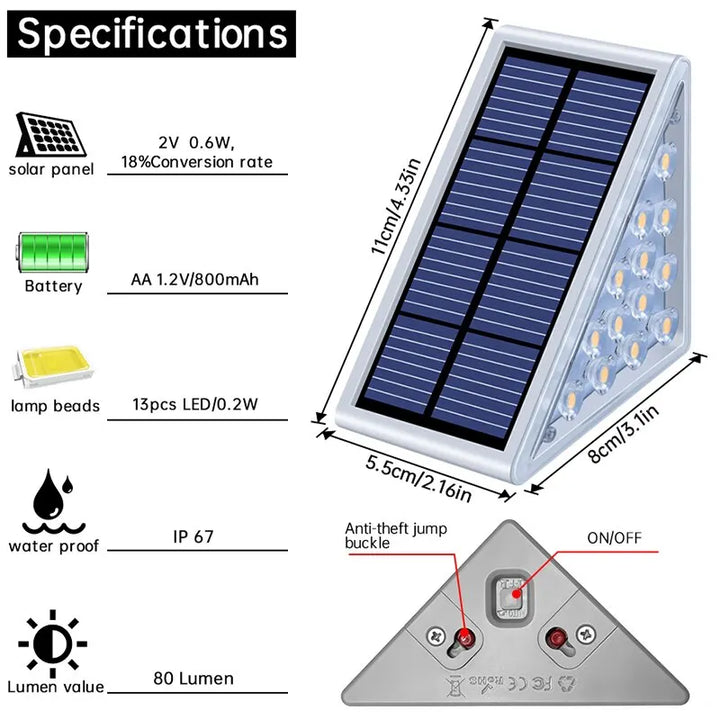 BowLift | Solar Staircase Light