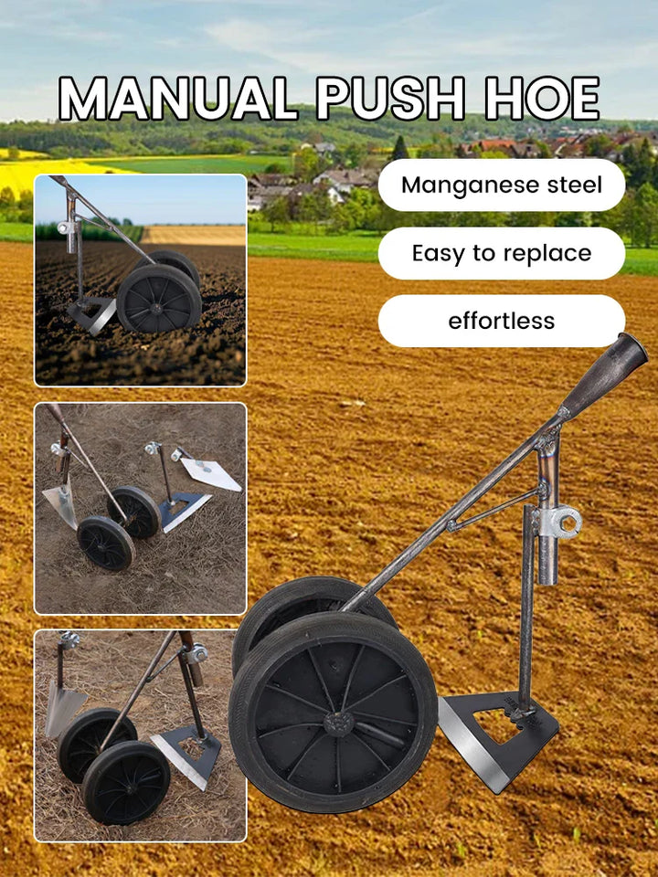BowLift | Weeding Hoe TerraRex Duo | Hand-forged from Manganese Steel | For Weeding & Soil Loosening | Without Handle