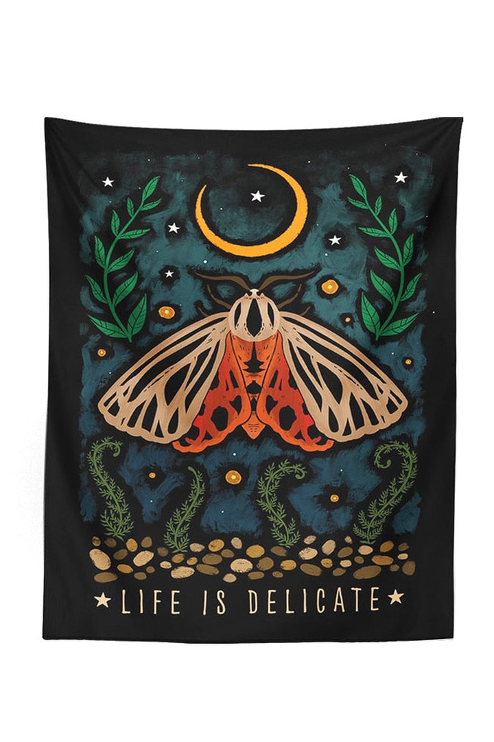Moon Mushroom Wall Tapestry | Bowlift