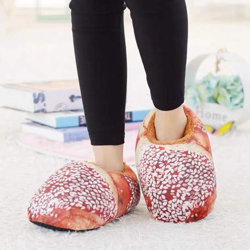BowLift | Creative Toast Bread Winter Slippers