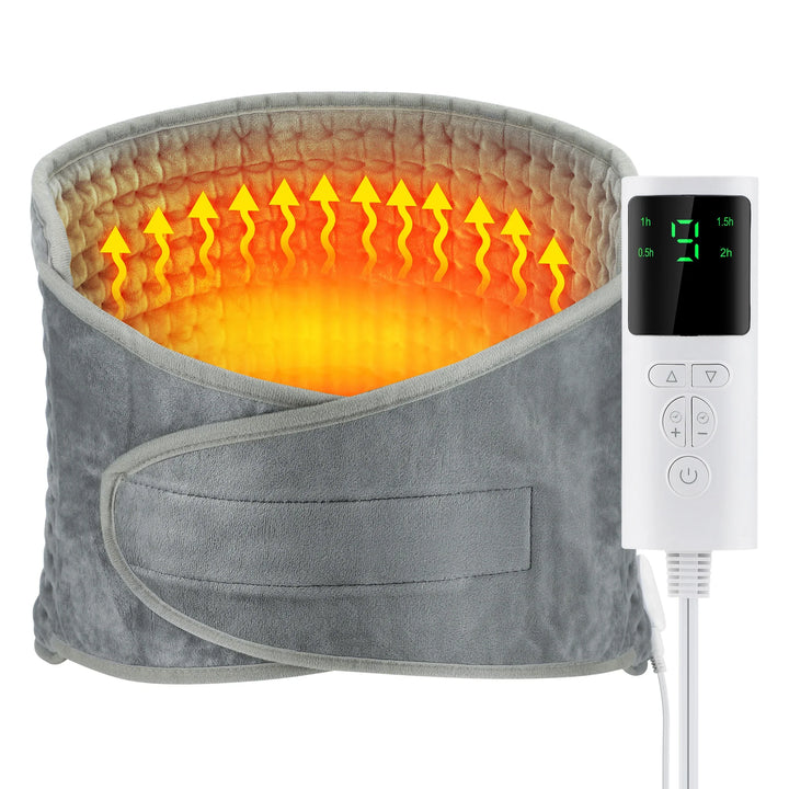 BowLift | ThermaEase Electric Heating Pad | Multifunctional Heating Belt for Back & Waist | 9 Temperature Levels & 4 Timer Options
