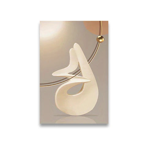 Modern Aesthetics Abstract Still Life Wall Art Fine Art Canvas Prints Light Luxury Pictures For Living Room Dining Room Home Office Decor | Bowlift