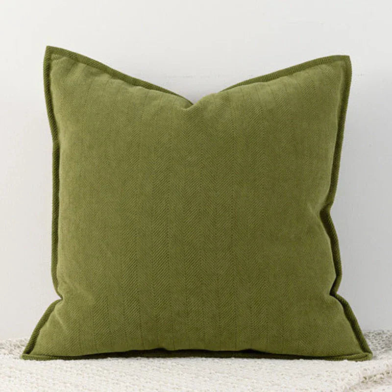 Simple Chenille Pillow Cover for Living Room & Bedroom Decoration – Soft Pillowcase for Modern Home | Bowlift