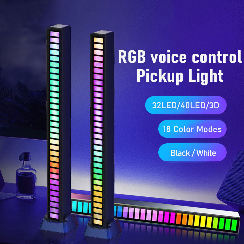 BowLift | Sound Activated Light Bars LED - Enhance Ambient Room Lighting with Sound Sensitivity