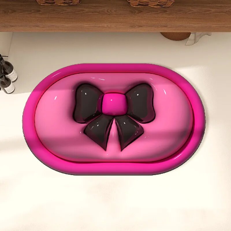BowLift | 3D Chic BowTie Non-Slip Decorative Mat