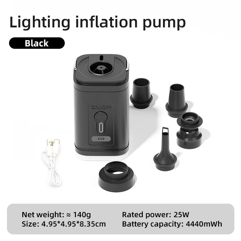 BowLift | 3 in 1 Electric Mini Wireless Air Compressor