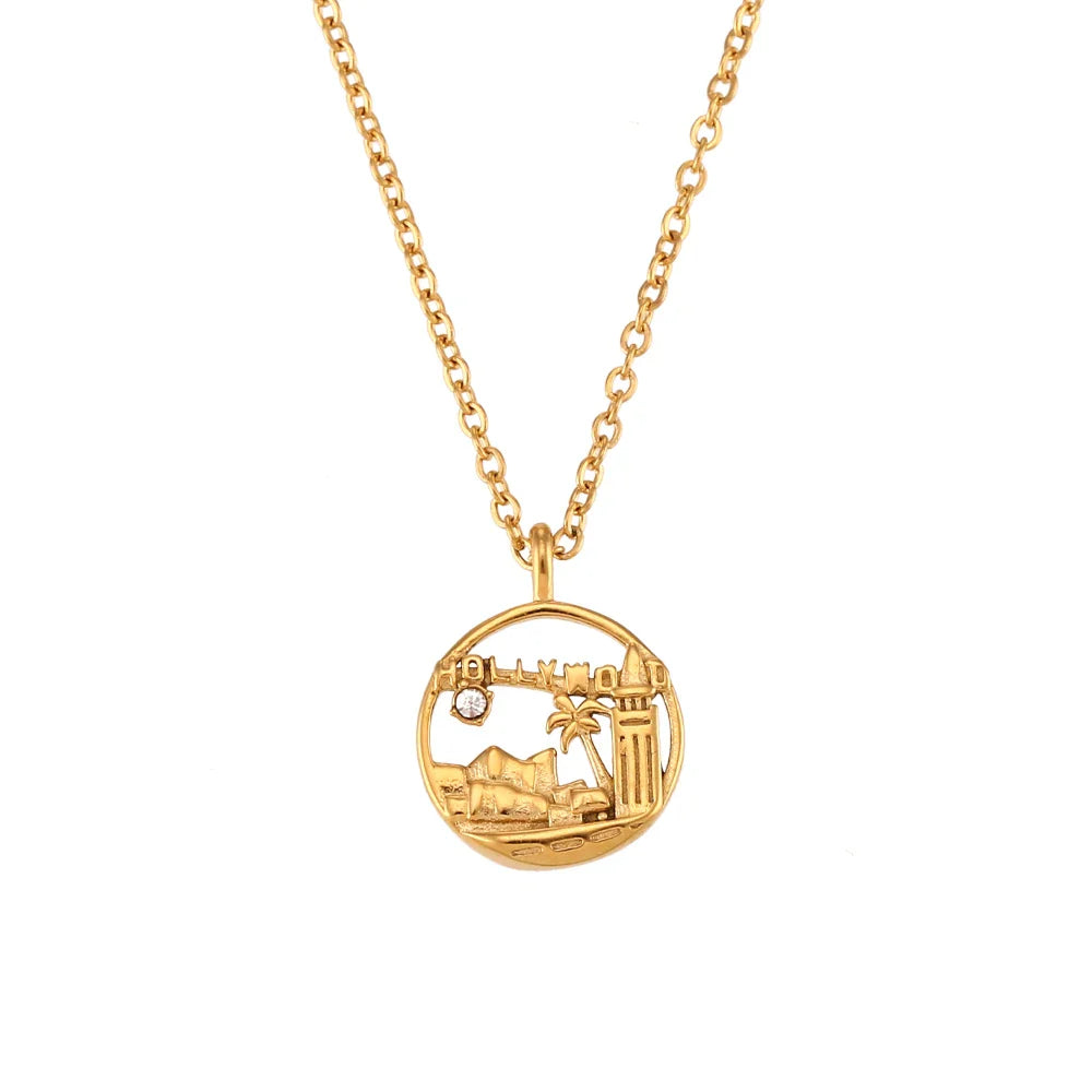BowLift | 18k Landmark Adventures Travelers Necklace