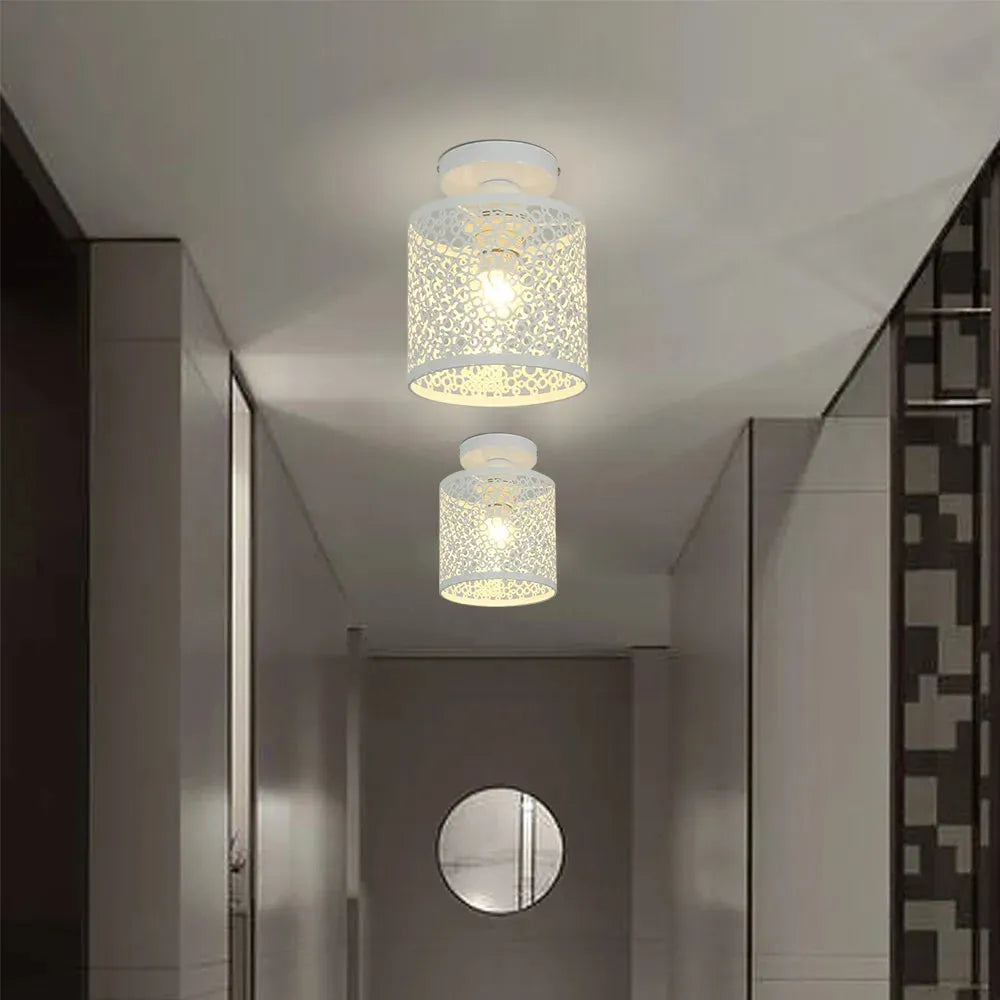 Industrial Loft Lamp with Open Frame in Vintage Style Bowlift