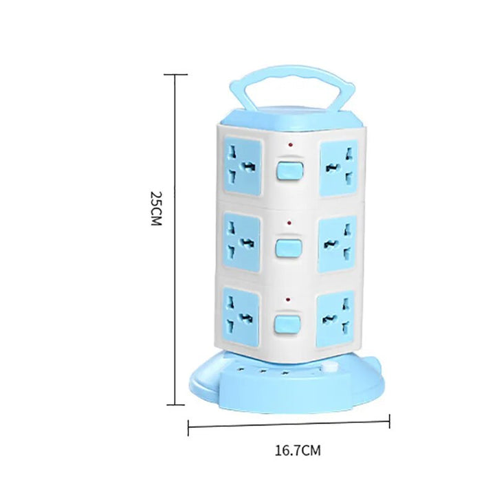 Tower Design Surge Protector Vertical Power Strip | Bowlift