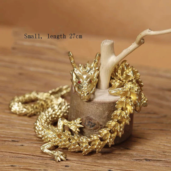 BowLift | Mystic Scales 3D Brass Dragon Home Decor