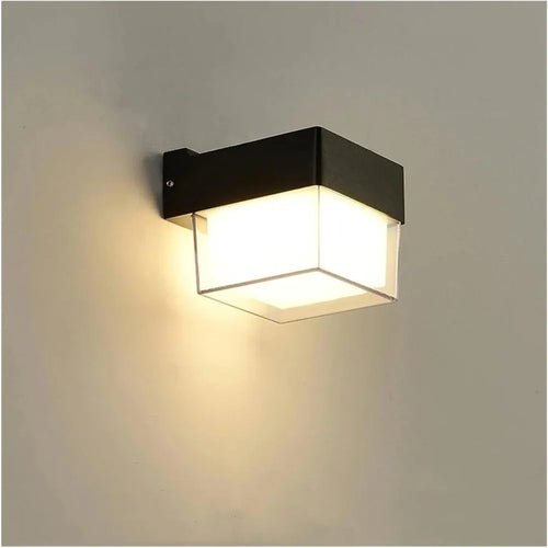 BowLift | AuroBeam LED Outdoor Wall Light | Waterproof IP65 | Modern Design for Balcony, Garden & Entrance | 9W / 18W