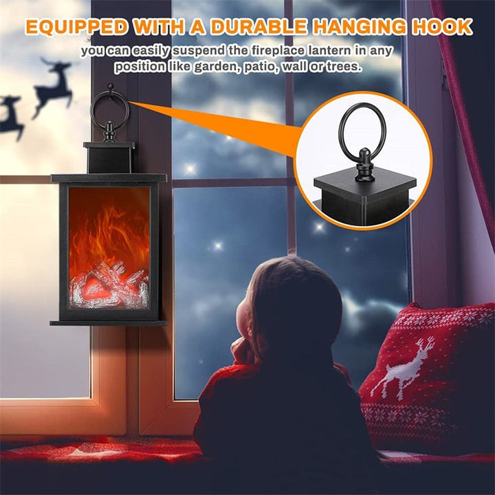 Inferno PortaBowlifte Fireplace Night Lamp | Bowlift