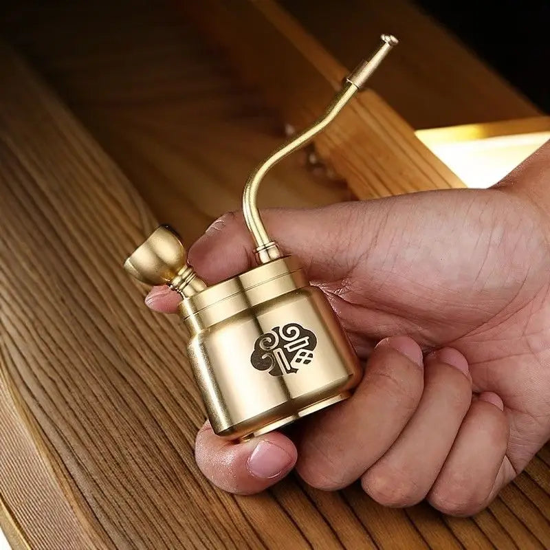 Artisan Brass Pipe Aromatherapy Incense Burner | Bowlift