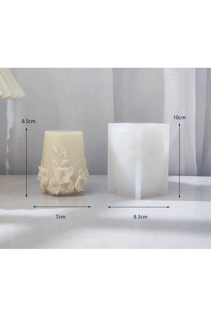 Rattan Flower Candle Shape | Bowlift