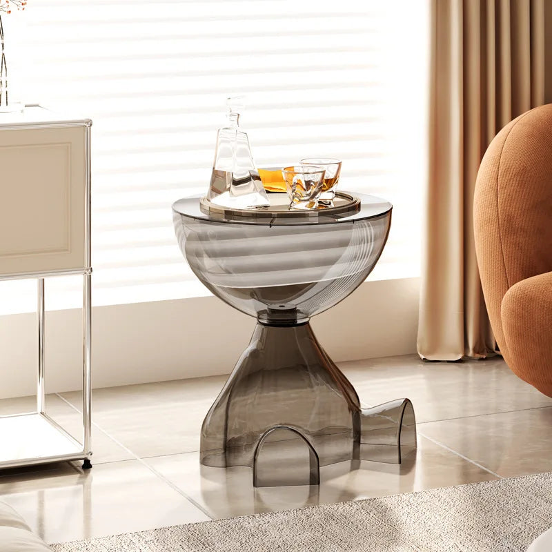 BowLift | European Acrylic Transparent Space-Saving Coffee Table