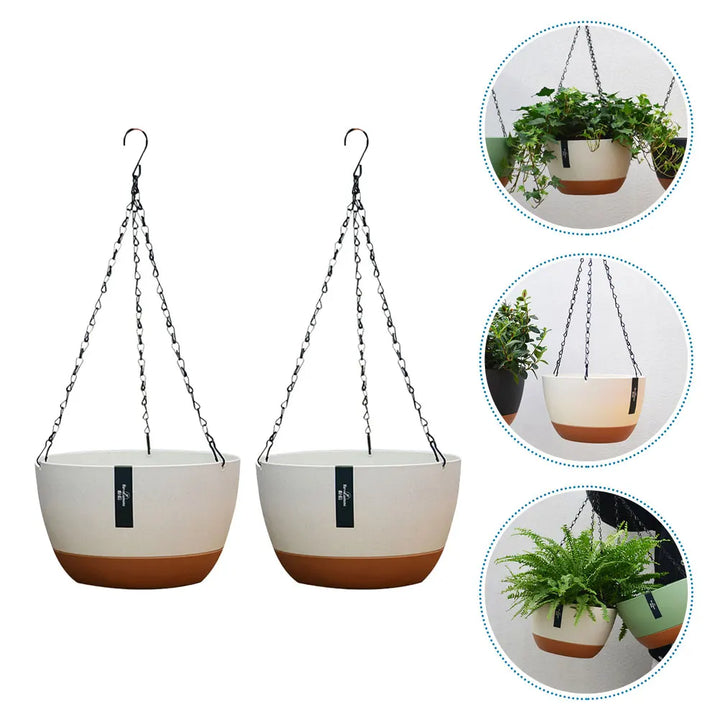 BowLift | Floranta Hanging Planter Set | Robust & Stylish | For Balcony, Garden & Indoors