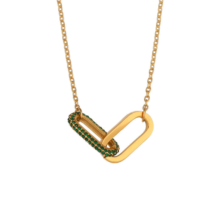 BowLift | Classy Paper Clip Link Love Necklace