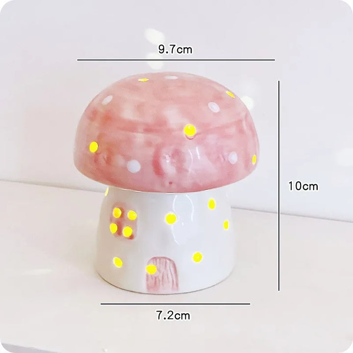 BowLift | Dreamy Mushroom Shape Ceramic Bedside Lamp