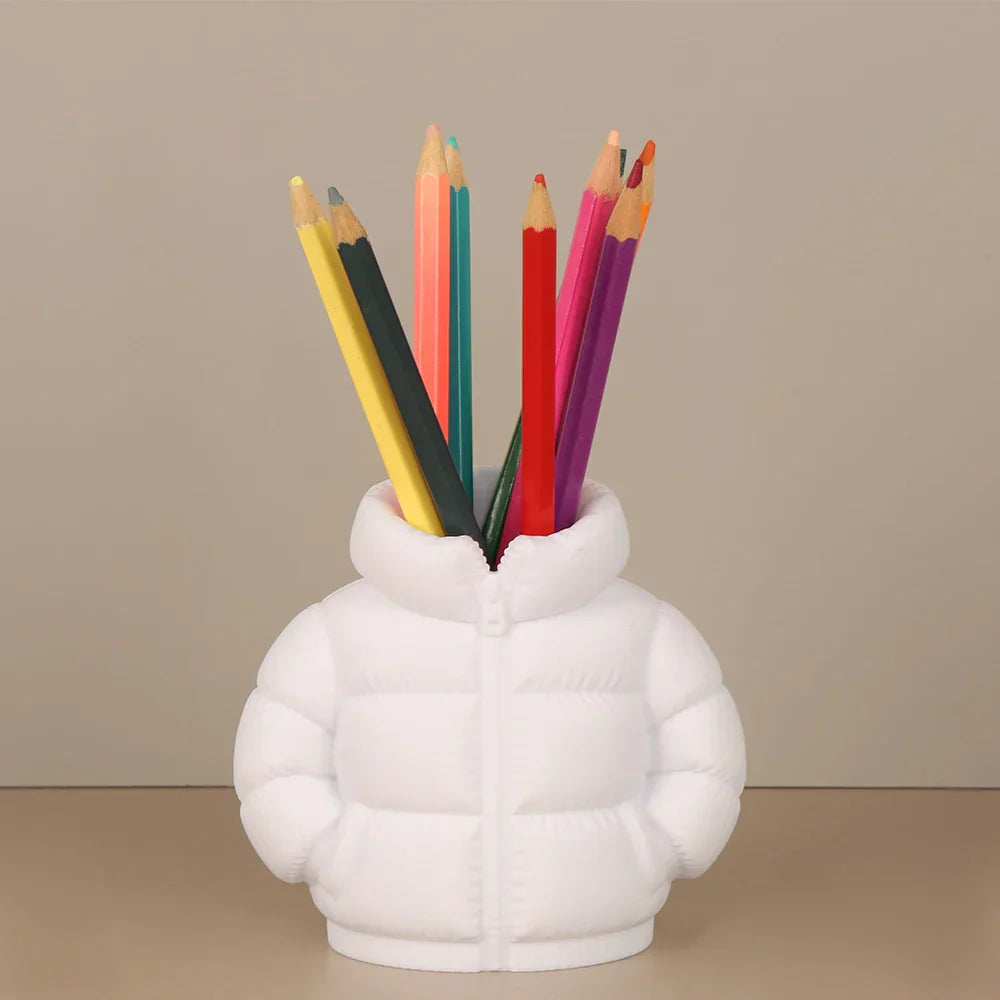 Mini Puffer Jacket Pen Holder | Bowlift