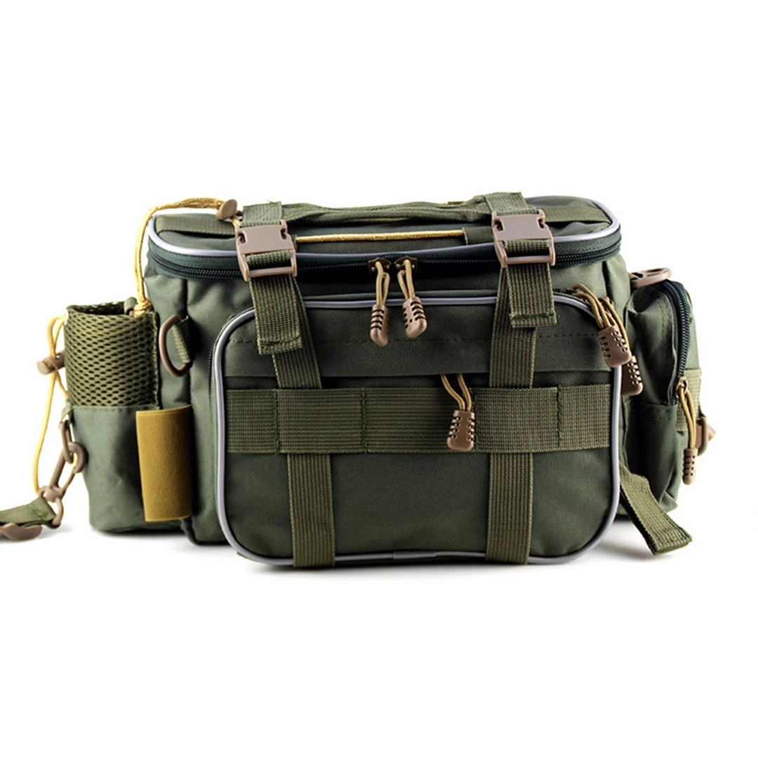BowLift | Multi-Pocket Fishing Tackle Bag and Gear Organizer Waist Pack Messenger Handbag