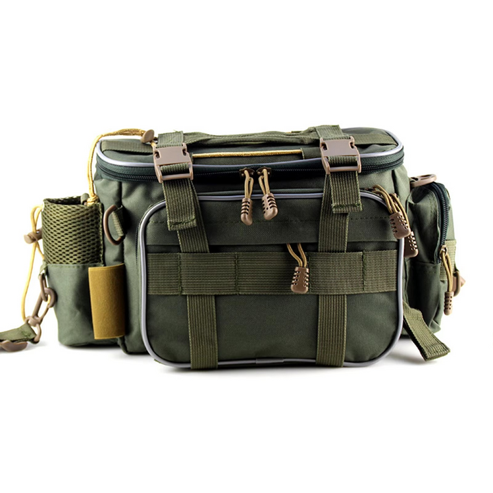 BowLift | Multi-Pocket Fishing Tackle Bag and Gear Organizer Waist Pack Messenger Handbag