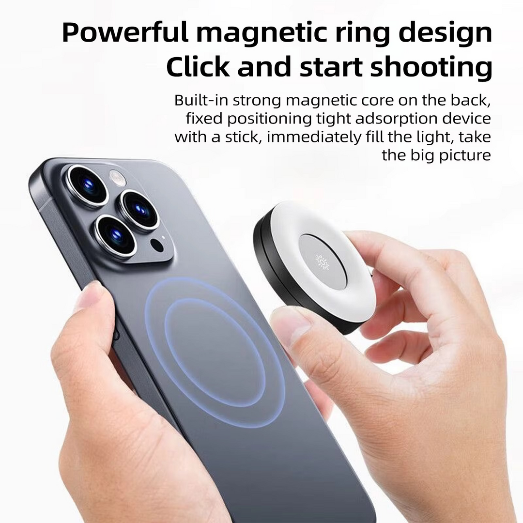 BowLift | Mini Magnetic Selfie Ring Light - Pocket Clip-On LED Light