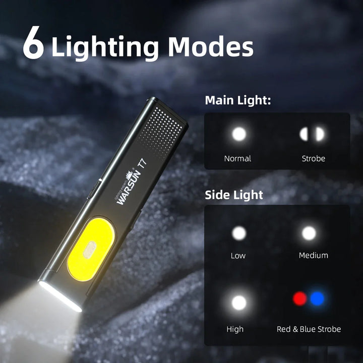 BowLift | Magnetic LED Keychain Flashlight