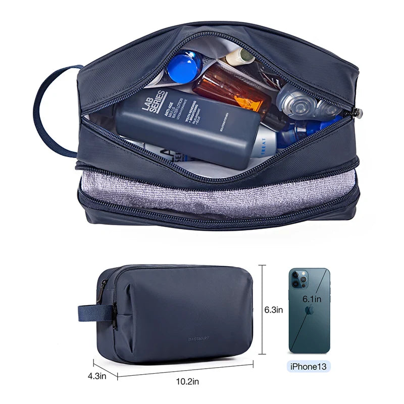 BowLift | Kosmetixo Waterproof Cosmetic Bag for Women & Men | Lightweight Toiletry Bag in S/M/L | Travel Accessories for Toiletries & Make-up | Unisex Travel Organizer