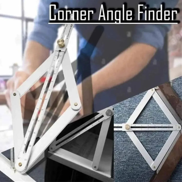 Adjustable angle ruler made of alloy, 45 cm | Bowlift