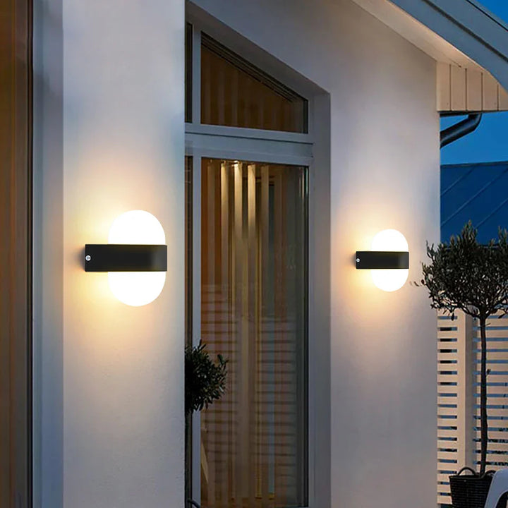 BowLift | LED Outdoor Wall Light AuroBeam | IP66 Waterproof | Motion Sensor & Twilight Sensor | 6W / 12W