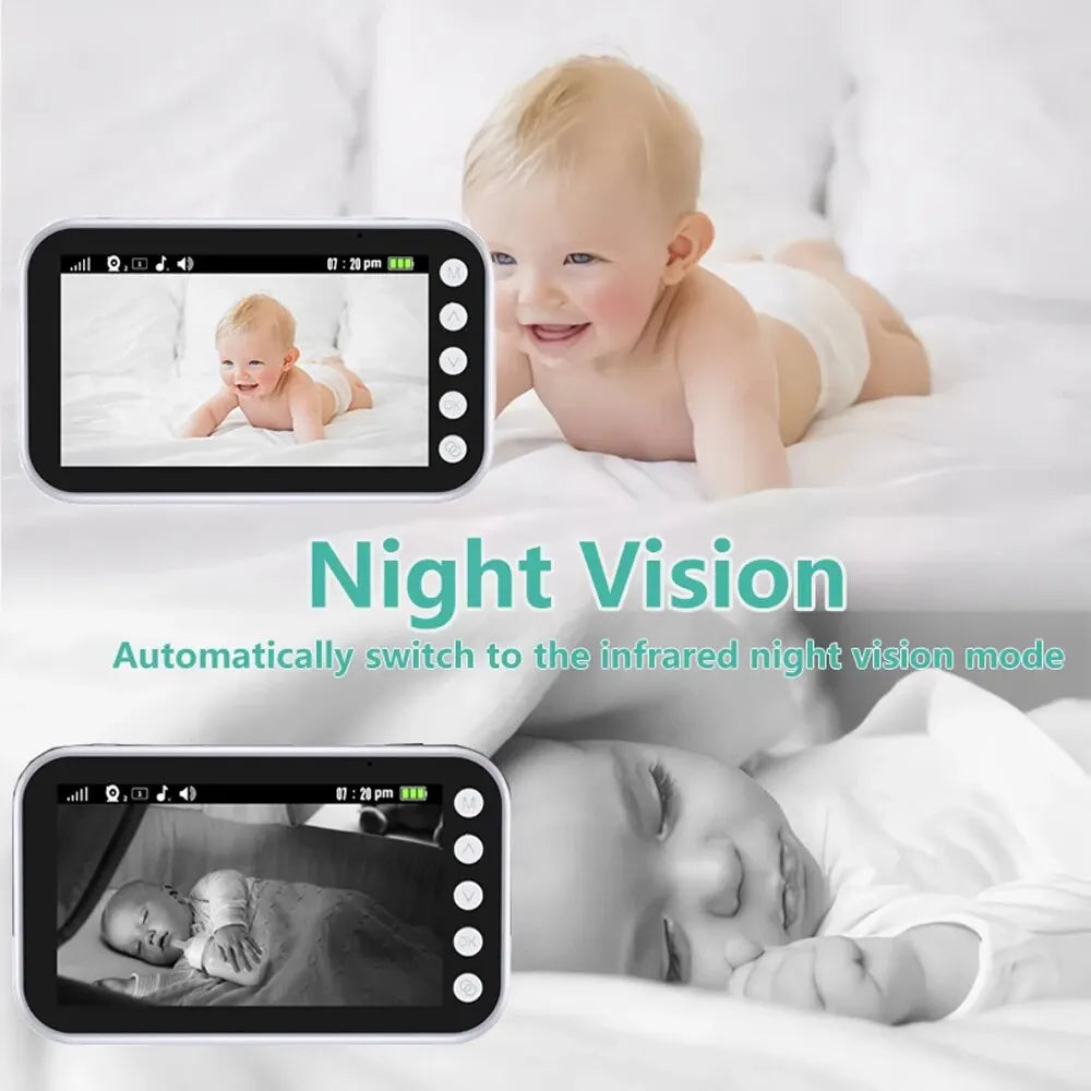 BowLift | Baby Monitor Surveillance Night Vision Music Nanny Camera