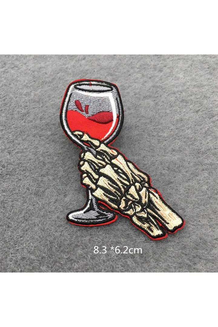 Punk embroidered patch set | Bowlift