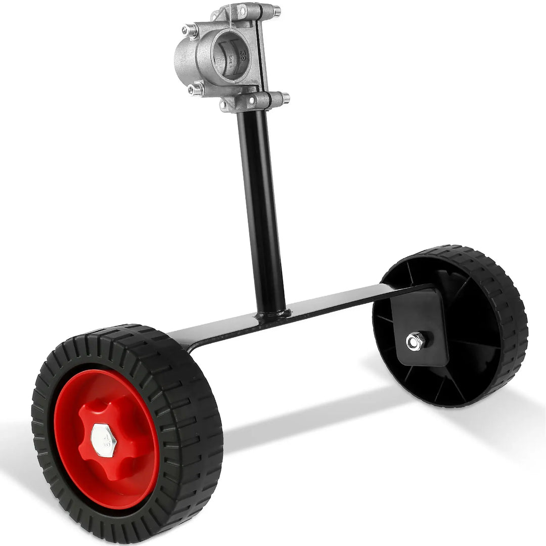 BowLift | Universal Support Wheel TRIMNOVA EasyRoll | Height Adjustable | Back & Arm Friendly | For Lawnmowers & Brush Cutters