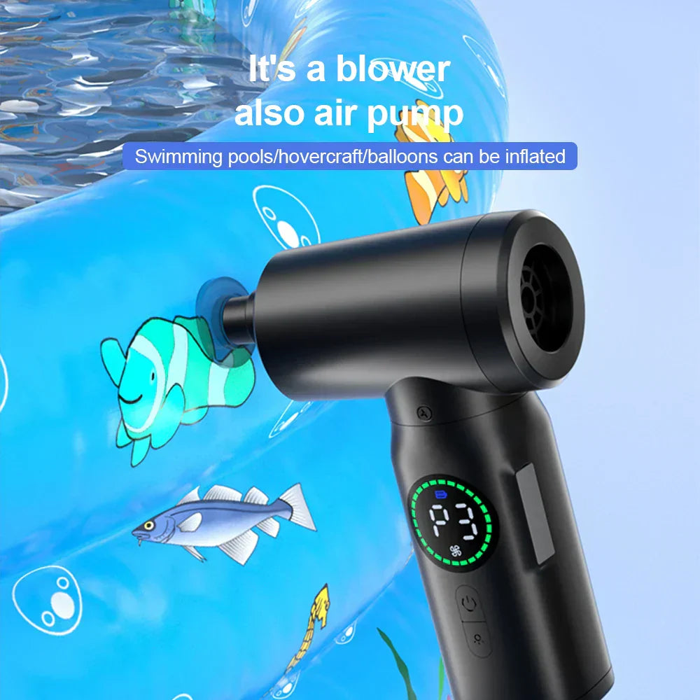 BowLift | 2-in-1 Portable Vacuum Cleaner & Blower | 7500mAh Battery, LED Light & Versatile for Home, Car & Office Cleaning