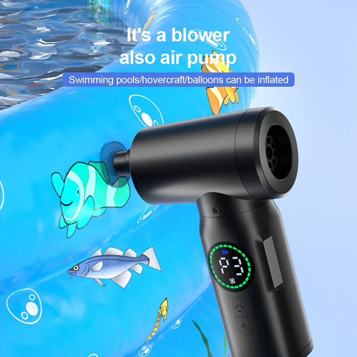 BowLift | 2-in-1 Portable Vacuum Cleaner & Blower | 7500mAh Battery, LED Light & Versatile for Home, Car & Office Cleaning