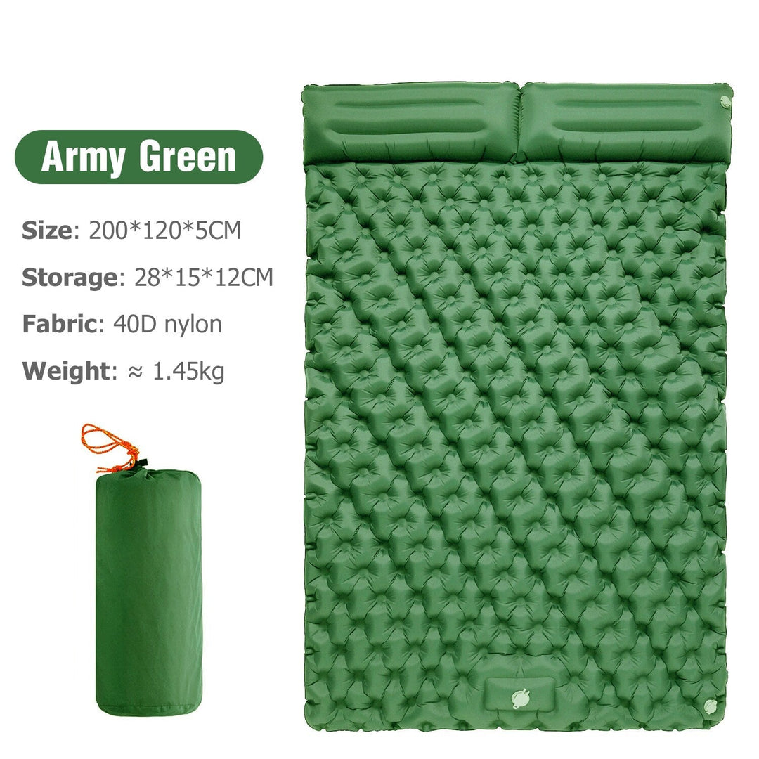 BowLift | Portable Inflatable Built-in Pillow Nature Nest Camping Bed