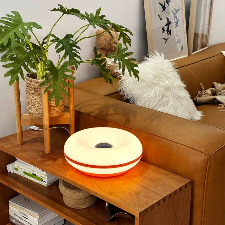 BowLift | Table lamp Luminoro Bauhaus | USB & Touch | RGB 16 colors with remote control | Ambient light for living & bedroom