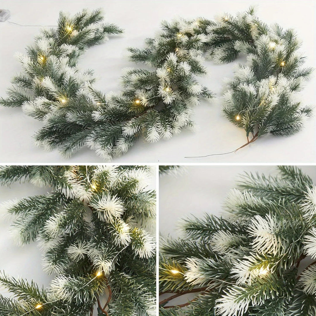 BowLift | LightLux | Artificial Pine Garland with LED Lighting