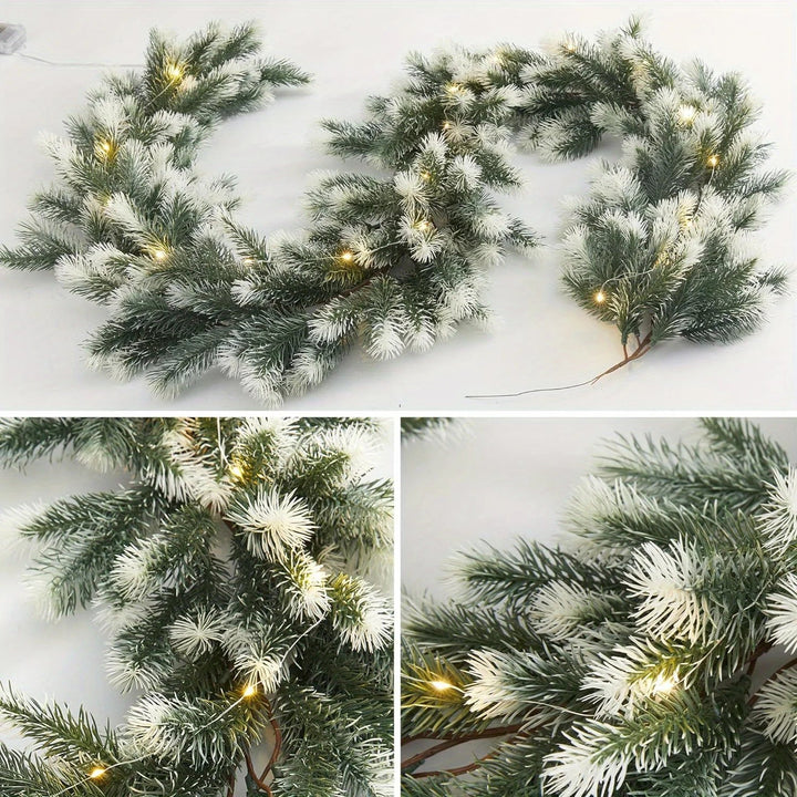 BowLift | LightLux | Artificial Pine Garland with LED Lighting