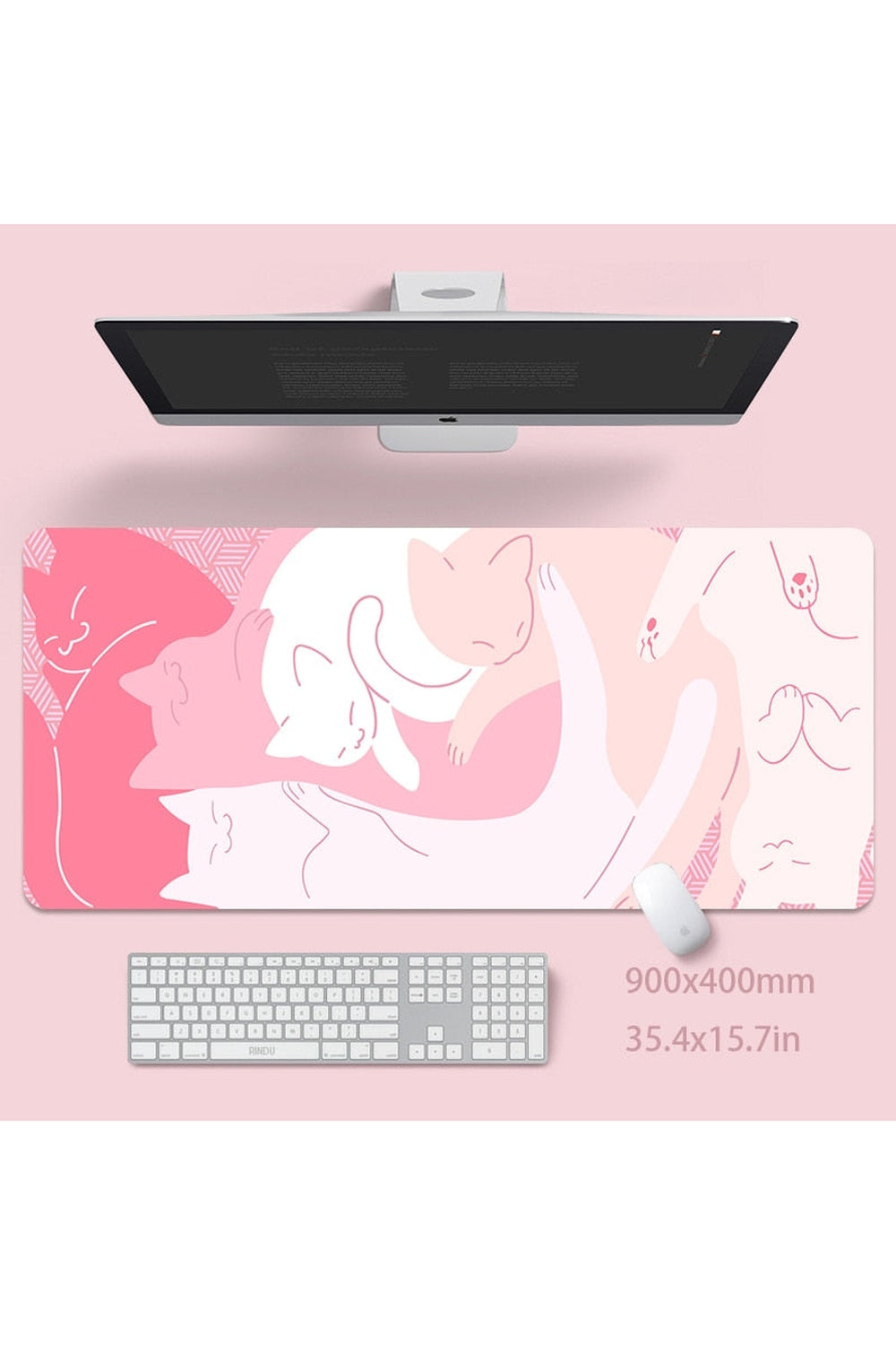 Cat large desk mat | Bowlift