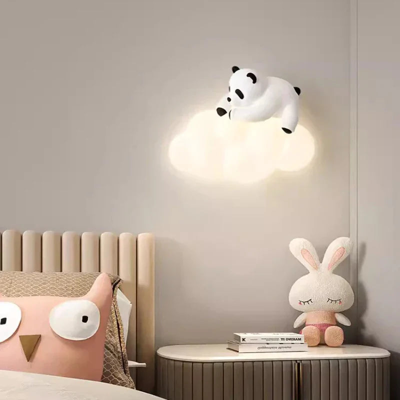 PandaGlow Lamp - Cute LED Wall Light for Children Bowlift