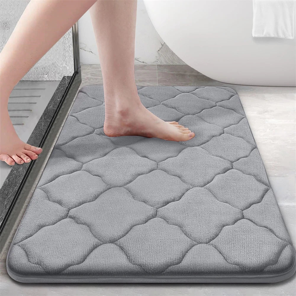 BowLift | Soft Comfortable Non-Slip Bath Mat for Safe and Dry Floors