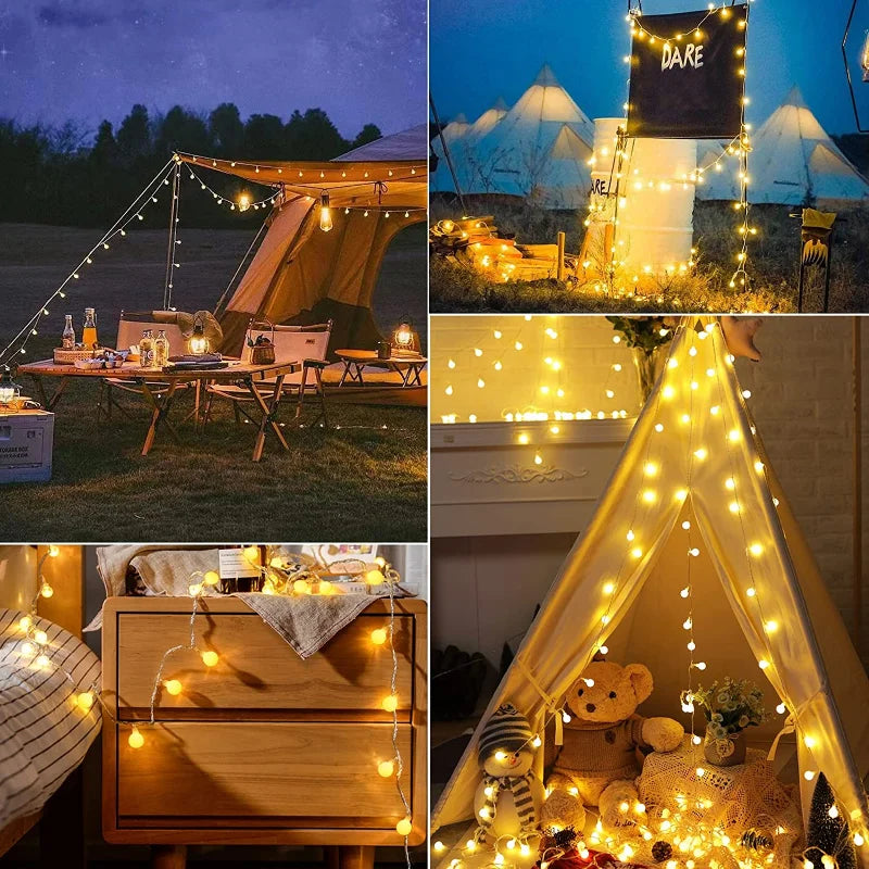 Solar-Powered Party Lights - SolarGlow | Bowlift