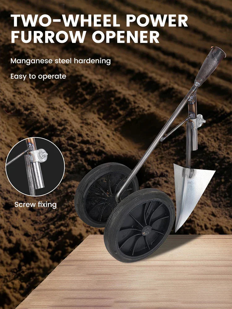 BowLift | GravoHack Duo Hand Hoe | Forged Manganese Steel | For Weeding & Loosening | Suitable for Wooden Handles