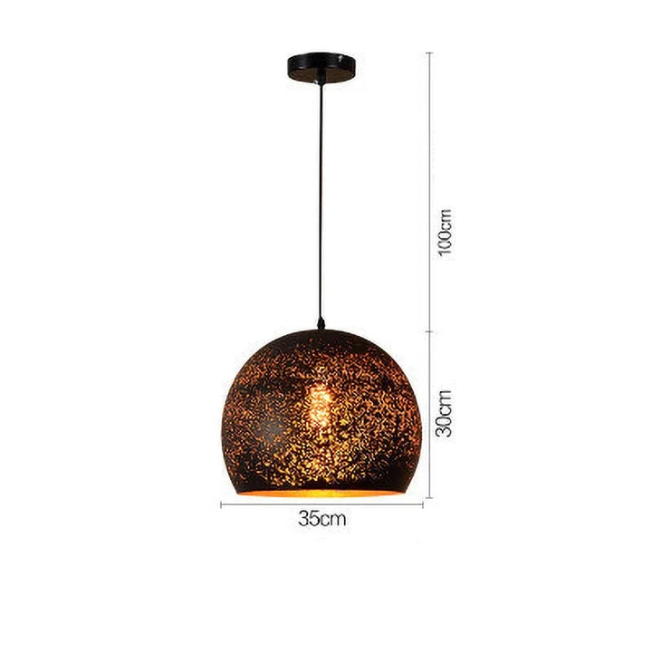 BowLift | Vintage Iron Pendant Lamp in Scandinavian Retro Loft Style