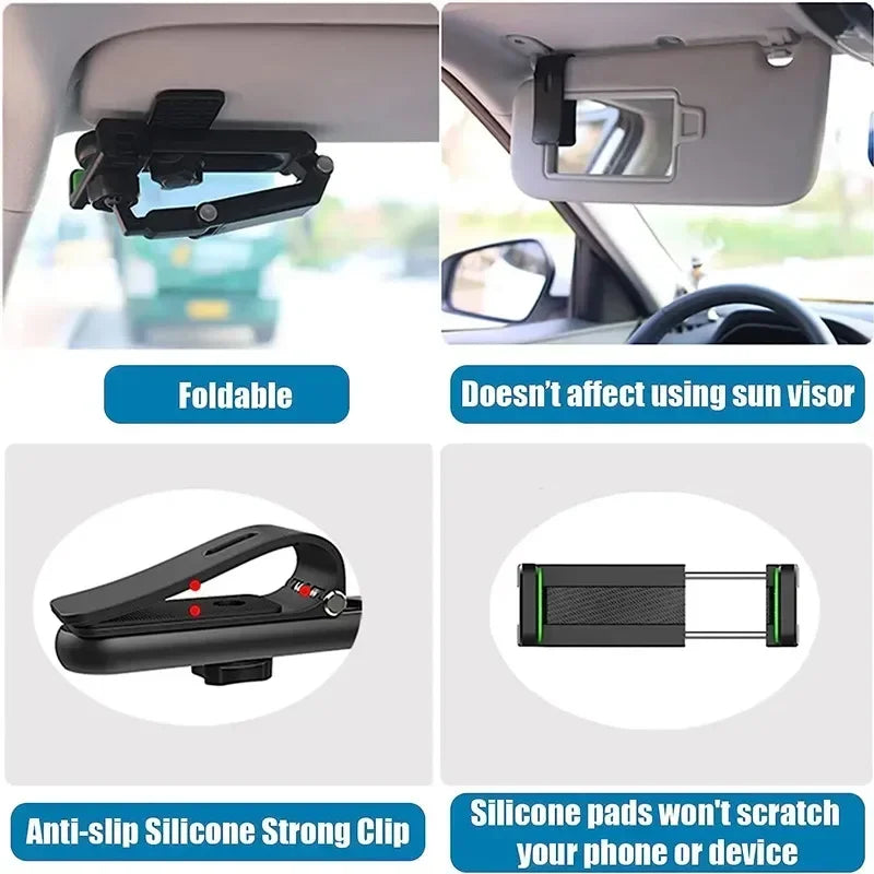 BowLift | Universal Sun Visor Adjustable Car Phone Holder