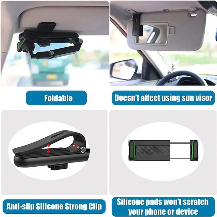 BowLift | Universal Sun Visor Adjustable Car Phone Holder