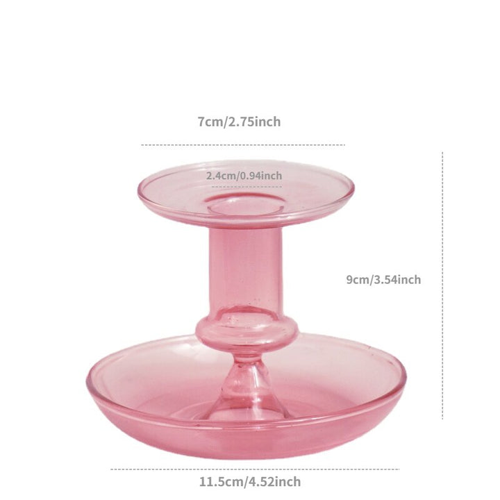 Borosilicate Modern Candleholders - 2 colours | Bowlift